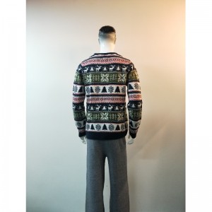 KONTRAST PRINT SWEATER RLMS0033F