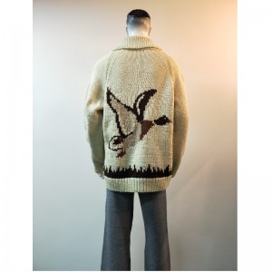 GUL PRINT SWEATER COAT RLMS0068F