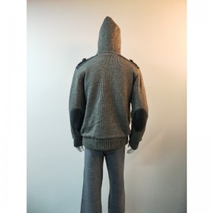 GRATIS HOODED SWEATER COAT RLMS0069F