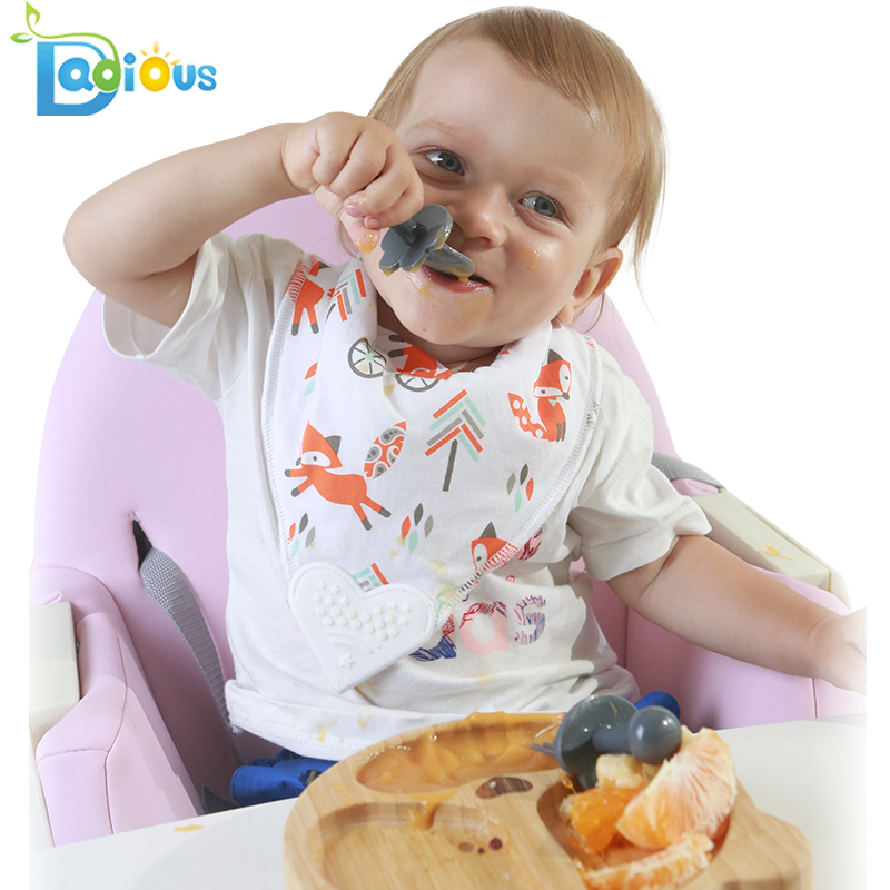 Bedst sælger Første Selvfødende Babyudstyr Kort Toddler Spoon Food Class PP skeer og gafler til babytræning