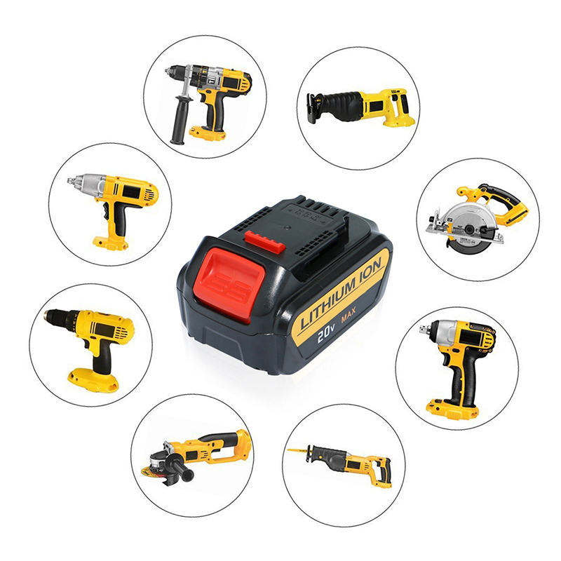 Til Dewalt 20V el-værktøjsbatteri