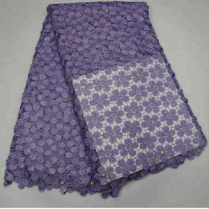 Mode kvalitet nigeria swiss bomuld broderi snor guipure blonder stof