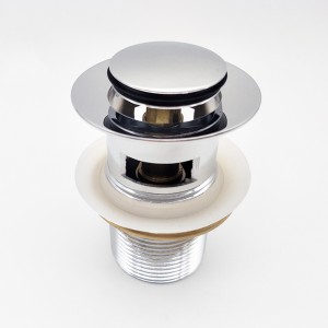 Tryk på knap kobberbassin klikspild