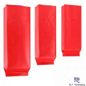 Engroshandel Side Guset Valove Matte eller gloss Aluminum folie Coffee Bag 2500g 1000g