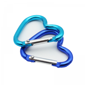 Stjernetype karabiner aluminiumslegering bjergbestigning spænde hurtigt hængende spænde udendørs hængende nøglering