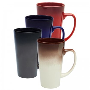 Brugertilpasset blank keramisk masse Farve Glateret keramisk kaffe Mug