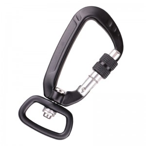 Udendørs krog bjergbestigning camping hovedlås carabiner multifunktion møtrik bjergbestigning kroge bjergbestigning spænde udendørs hurtig fangst hurtig fald udstyr sikkerhedslås sonder hul d-form skrue hundeklemmer luftfart alumin...