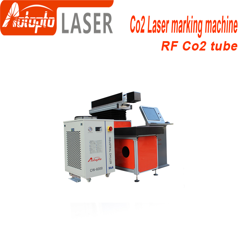 Co2 metalrør lasermærkningsmaskine 50w 100w co2 lasermærkningsmaskiner Co2 Rf Metal Tube