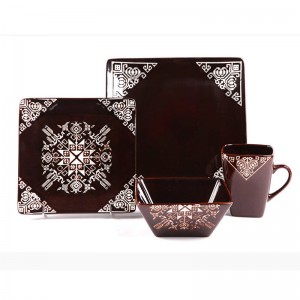 Billige keramiske fine porcelæns traditionelle etiopiske middagsæt