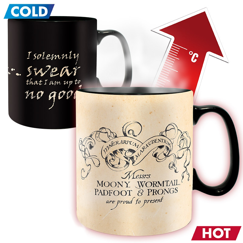 11oz Magic Coffee Heat sensitive Mug Color Change Heat Cup, keramiske kaffekrus