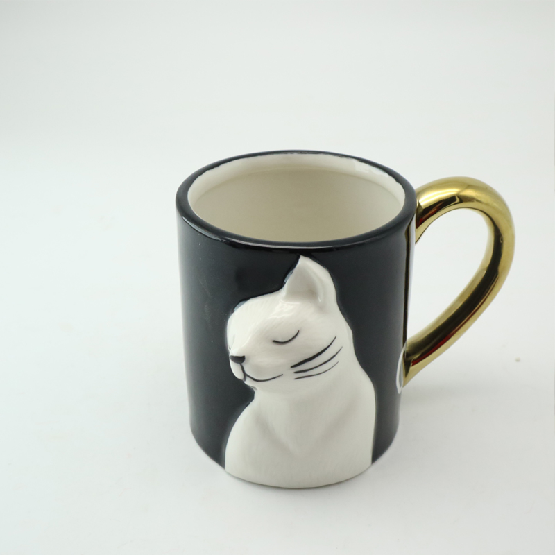 Tilpasset 3D-keramisk krus Hvalkaffe-krus til drikke Animal Cup-feriegaver