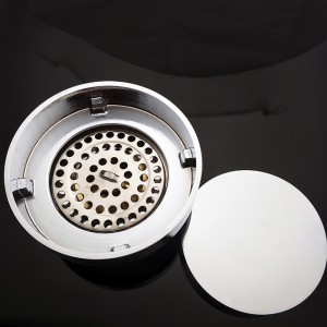 Badeværelse messing rundt gulv skjult brusebad dræn