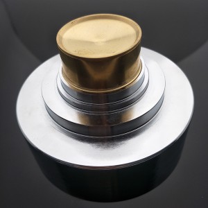 Badeværelse messing rundt gulv skjult brusebad dræn