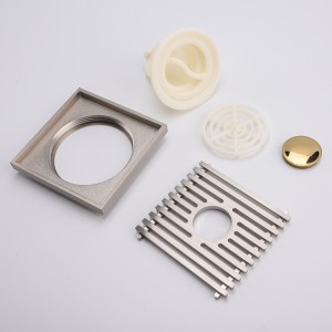 Messing dekorativ dræning dækker gulvafløb gulvafløb rens badeværelsesafløb