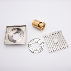 Vaskerum gulv fælde gitter dækning dekorative badeværelse vaske dræner