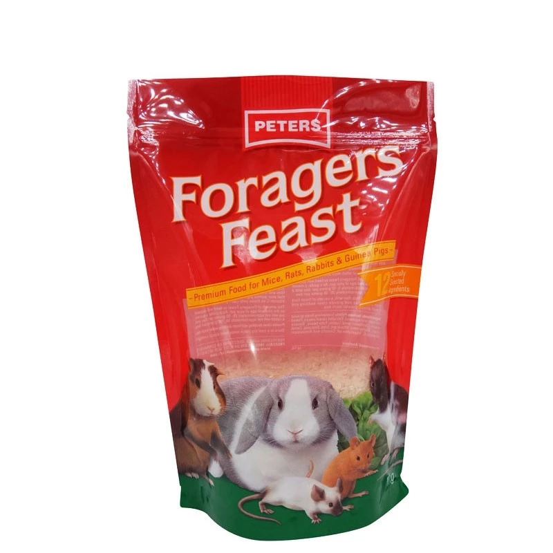 lynlåst taske, plast, stand-up pose-taske engros til snack mad og kæledyr mad