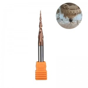 Tapered Ball Nose End Mill 1/4 \