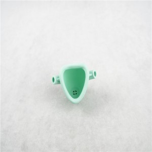 Silikone del af visiret