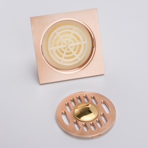 Moderne afløbst toiletgulvstørrelser