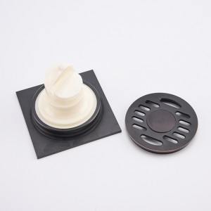 Vaskemaskinsil med sort mønster antik drænpropper med bruser