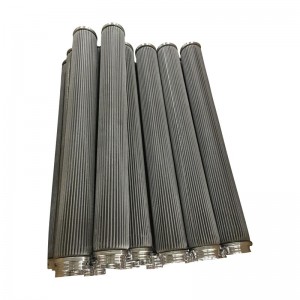 Sintret metalfiberfiltercylinder brugt til methanolfiltrering