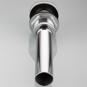 Dekorativt køkken dækker rør 120 mm messing badekar affald vask dræningssil kobber