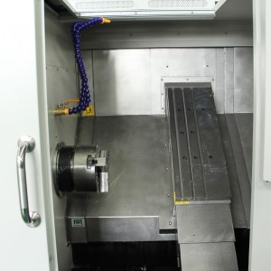 Høj præcision hydraulisk chuck automatisk båndværktøj cnc drejebænk