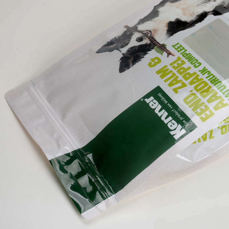 1,5 kg kæledyr mad emballage taske sideknappe hundemad lynlås poser plast lamineret frosset kylling kød pakning pose