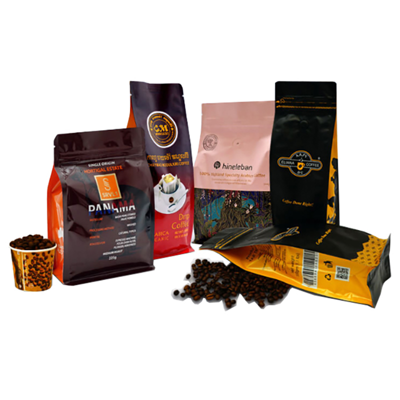 kaffeemballage med ventil eller envejsventil kaffepakningsposer