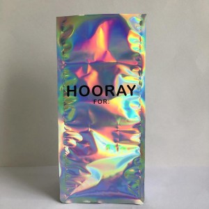 Brugerdefineret trykt OEM-logo Laser Film Stand-up taske