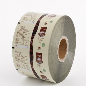 Brugerdefineret udskrivning aluminiumsfolie kaffe emballagefilm