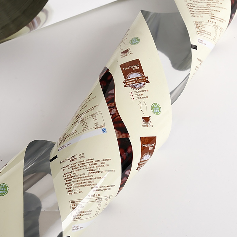 Brugerdefineret udskrivning aluminiumsfolie kaffe emballagefilm