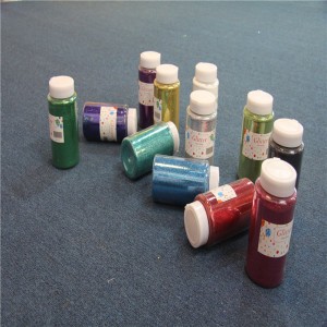 Fremragende iriserende glitter pulver hexagonalformet engros