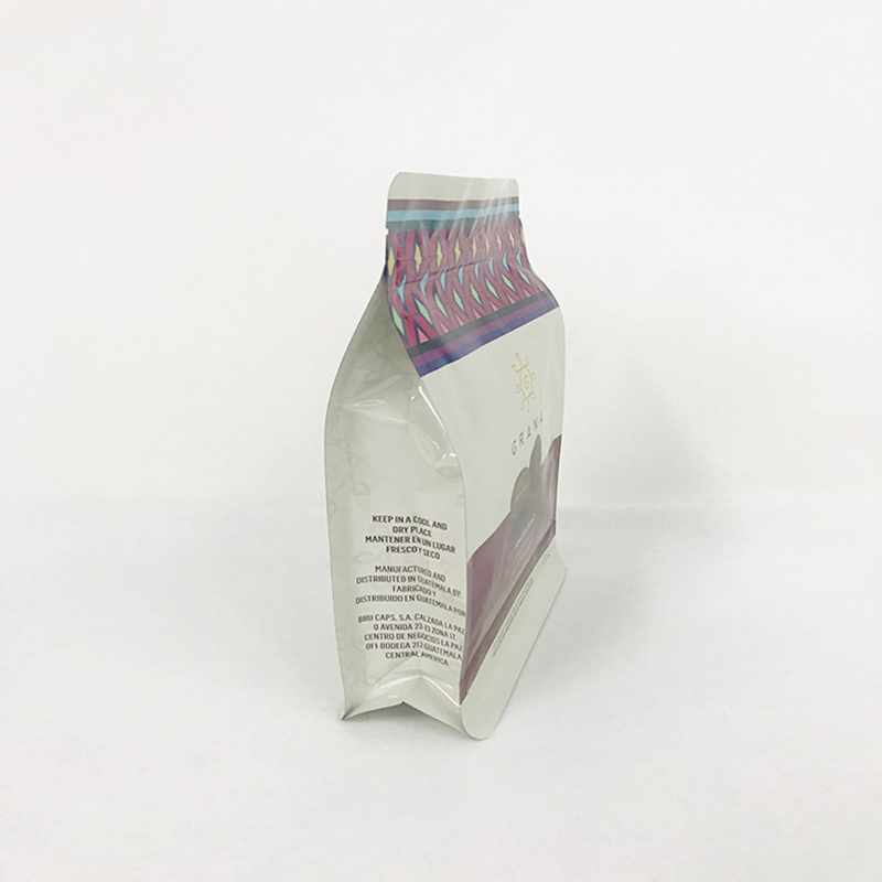 hot salg 8 sidesæler tilpasset design logo trykt mad chokolade emballage taske