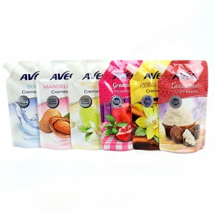 ny vaskemiddelpose, vaske, flydende tudpose, der kan tilpasses