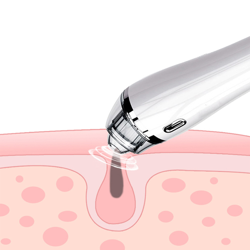 Blackhead Remover Vacuum - Pore Cleaner Elektrisk hudorm suge Ansigts Comedo Acne Extractor værktøj til kvinder og mænd