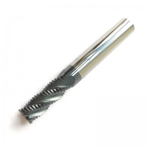 Endefræsere i massivt hårdmetal, HRC45 med Tialn-belagt, 4 fløjter, 1/4 \