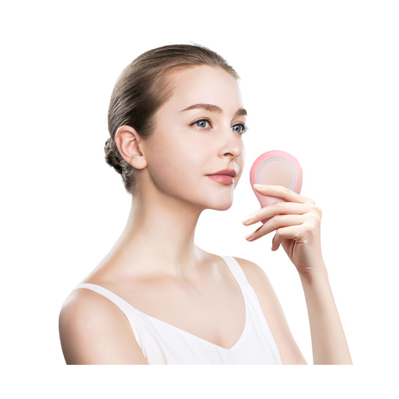 LED ansigtsmassager. 3-farvet LED-lysterapi Ansigtsmassager, Lysterapienhed til akne, Vibration af plejning af hud