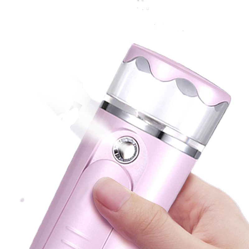 Nano-sprayer Ansigtsdampere Ansigtsfugter Mini Atomisering Fugtgivende fugtgivende USB Genopladelig skønhedsapparat til olie- eller tør hudpleje
