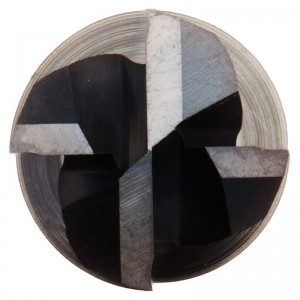 Fast karbidendemølle, AlTiN belagt, 4 fløjte, 1/4 \