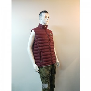 MENNES BURGUNDY PADDED VEST LMV0003