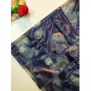 DAMES NAVY PRINTED TPU JACKET RLWTJ0004