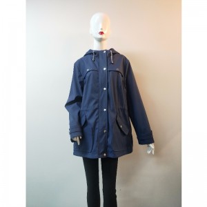 DAMES NAVY RUBBER JACKET RLWJ0015