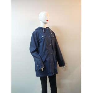 DAMES NAVY RUBBER JACKET RLWJ0015