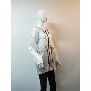 DAMERES HVIDE WINDBREAKER JACKET RLWWJ0001