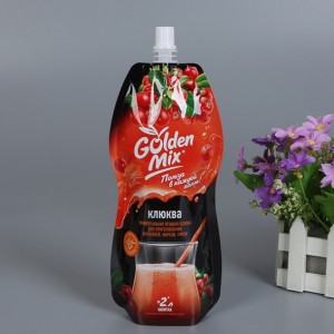 lækkert special specialinjektionssaftflaske eller krukkeformet plastpose