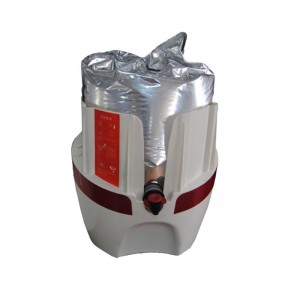 Flydende fyldt brugerdefineret plastikpose i æske drikkevandssaft 5 l aseptiske pakker pose til mælk