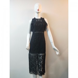 DAMES BLACK LACE LANGLINE KLÆR JLWD0039