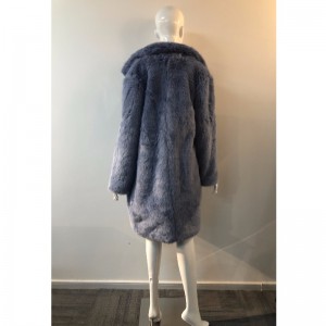 DAMES FAUX FUR COAT I PURPLE RLWF0022