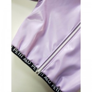 BØRNS PURPLE PU JAKKE RLCPJ0003N
